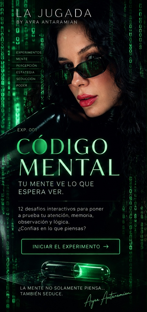 CÓDIGO MENTAL (no creas todo lo que ves) COMING SOON